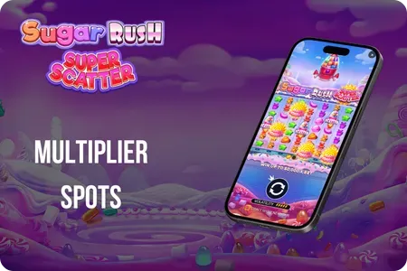 Multiplier Spots in Sugar Rush Super Scatter demo